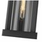 Z-Lite Glenwood 1 Light Outdoor Wall Sconce, Black & Clear 586M-BK - alternate 5